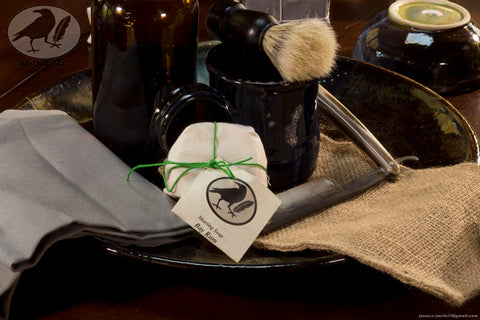 Shaving Soap Kit - Bay Rum Hempseed Oil Shaving Soap (w/brush)