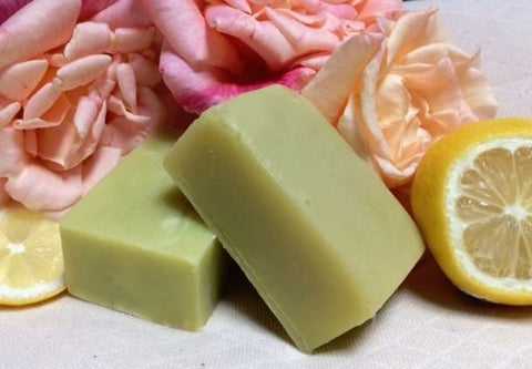 English Rose & Lemon Hempseed Oil Soap